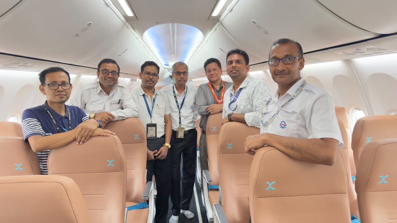 First AIX B737 MAX cabin retrofit at Hyderabad MRO