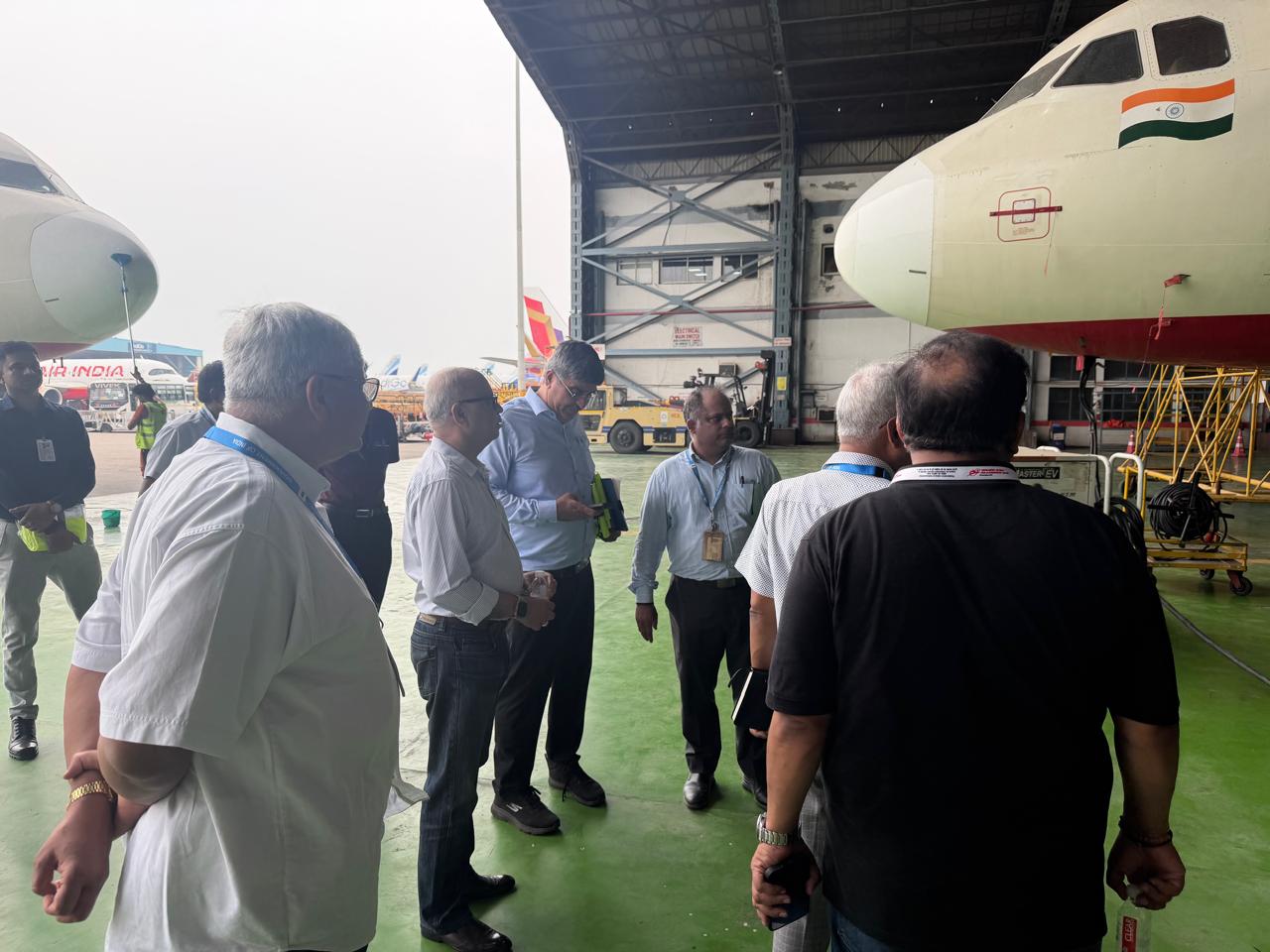 Visit to AIESL Delhi Base and Line Maintenance.